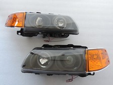 New Projector Black Headlight Amber Corner Light For19881989crx Cr-x 2door