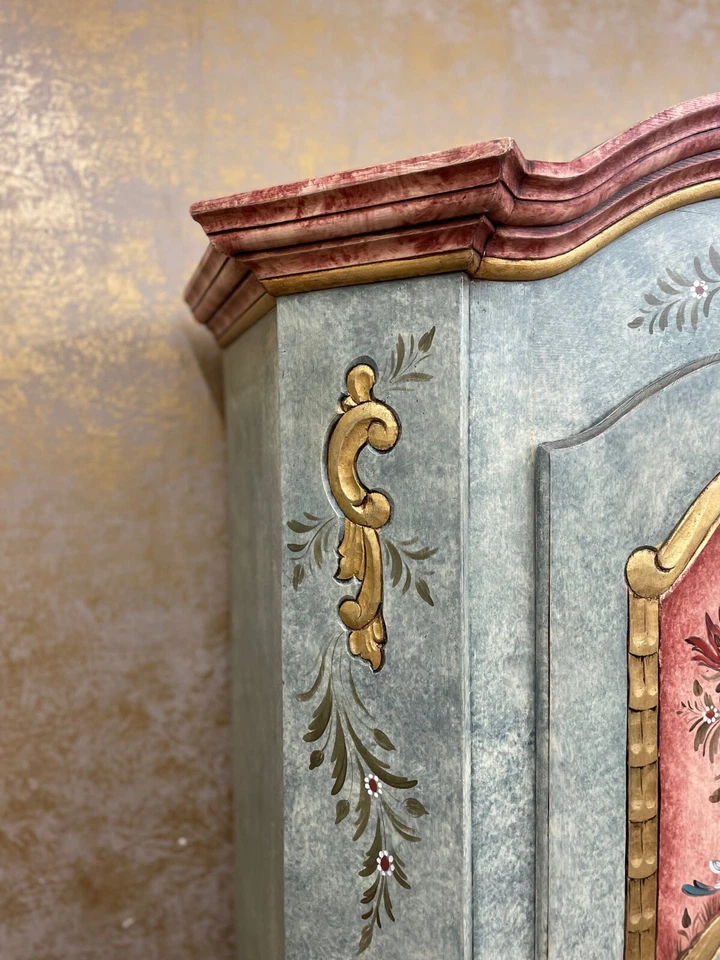 Armario De Campo Antiguo De Madera Maciza De 1 Puerta - Imagen 4 de 4