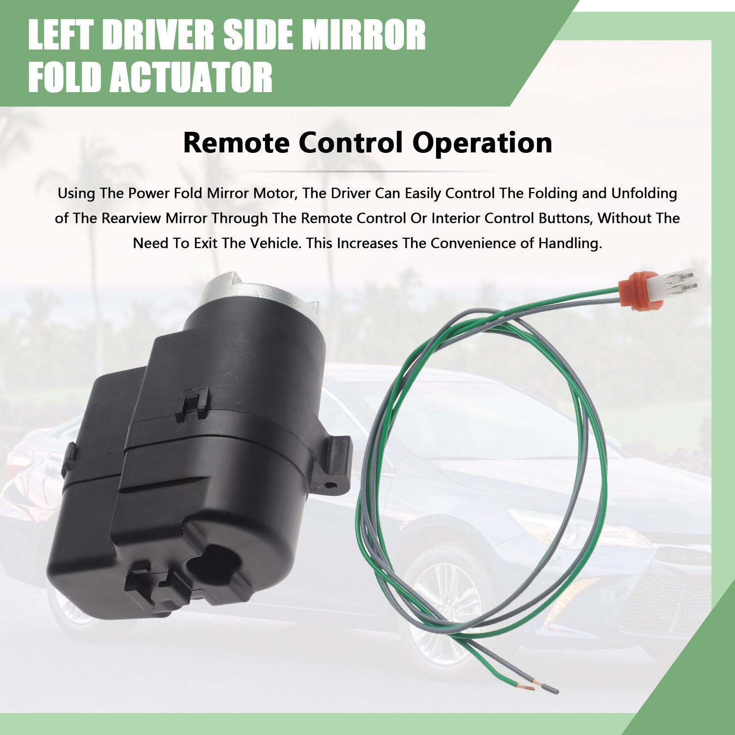 Left Power Folding Mirror Motor for 20042016 Lexus IS300 ES330 Toyota