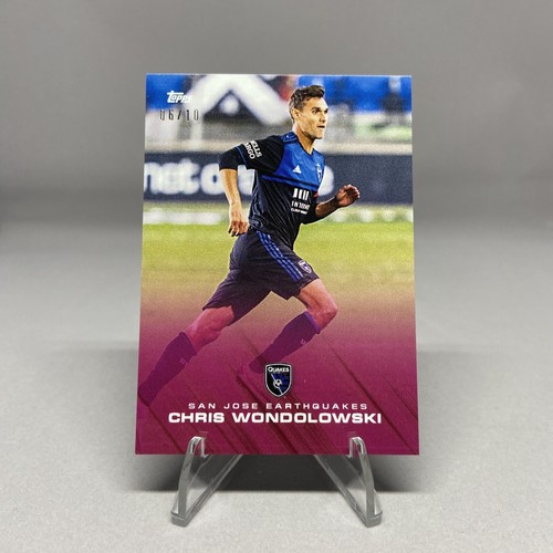 2020 Topps MLS Playoffs Red /10 Chris Wondolowski #16A - Picture 3 of 13