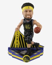 Klay Thompson Golden State Warriors 2022 City Jersey Bobblehead NBA Basketball