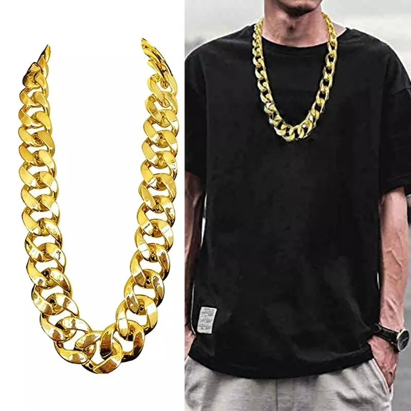 Gangster gold chain clearance