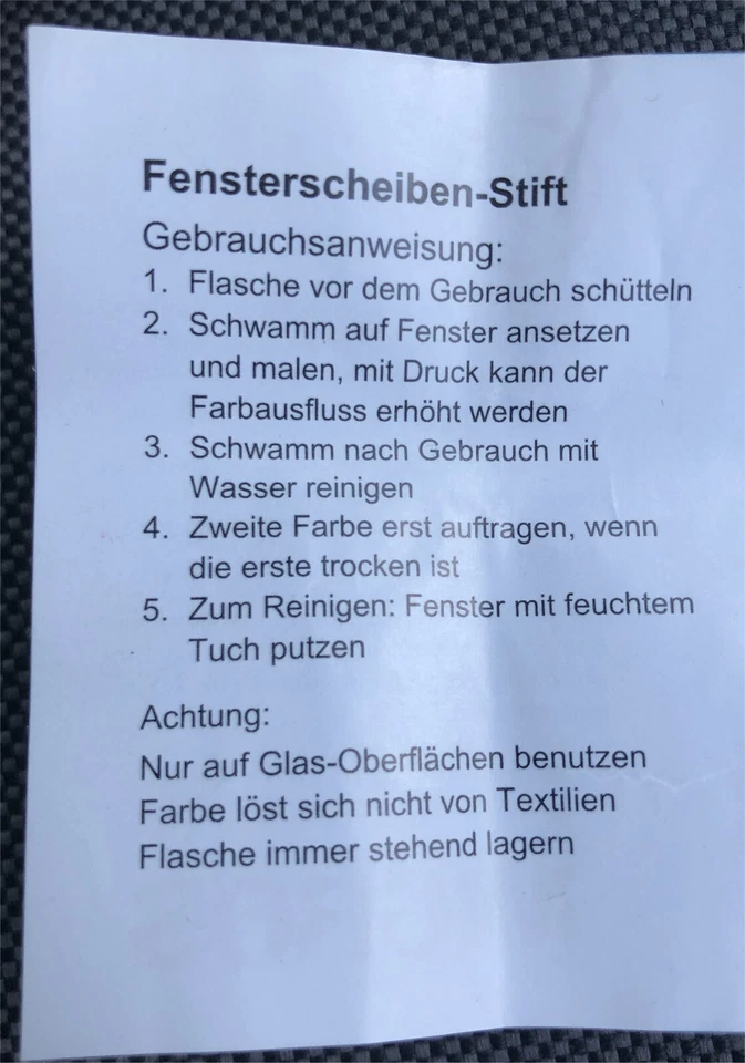 2 Lilibiggs Fensterstifte von Migros - rot, blau, Fenstermalfarbe, Fenster Farbe - Bild 2 von 2