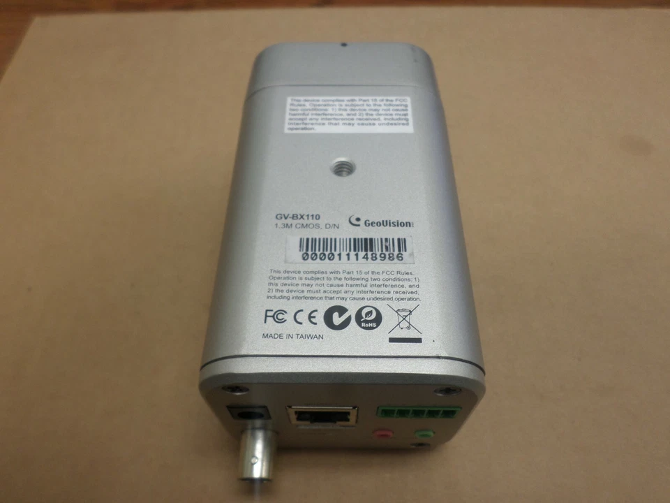 GeoVision H.264 box camera GV-BX110 1.3M Security Camera - Image 4 of 4