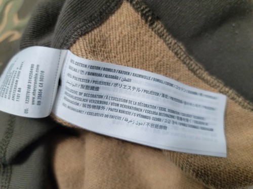 Sudadera Abercrombie Fitch Para Hombre Marrón Verde Tigre Ejército Camuflado - Imagen 8 de 12