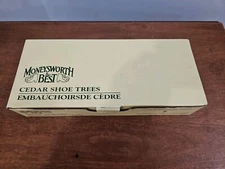 Moneysworth and Best Men's Cedar Shoe Tree with Hook Heel LARGE 10N- 12W NEW