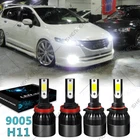 For Honda Odyssey 2011-2017 Combo LED Headlight 4x Bulbs Kit 6000K High Low Beam