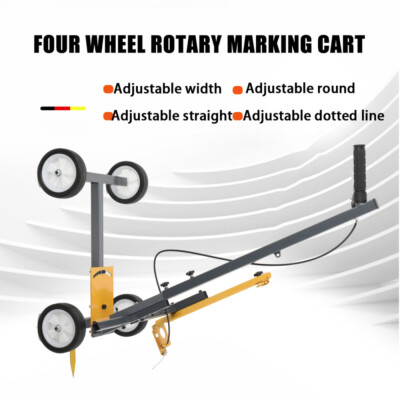 Road Marking Cart Road Line Marking Machine fits Garage, Parking Lot, Playground