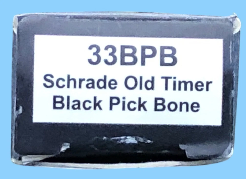 Cuchillo de Bolsillo Plegable Nuevo de Lote Antiguo Schrade Middleman 33BPB Mango de Hueso Negro Foto 4 de 4