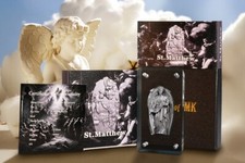 2025 Cameroon 2 oz Silver Antiqed St Matthew in Acrylic Case Mintage 199 111.22 per troy oz