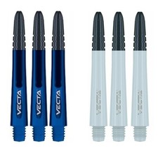 2 New Sets Winmau Vecta Medium Dart Shafts   Ships w/ Tracking - Blue  White