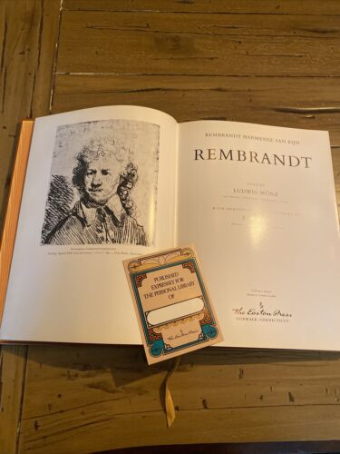REMBRANDT Easton Press LEATHER BOUND Munz, Ludwig 1984 - Picture 3 of 6