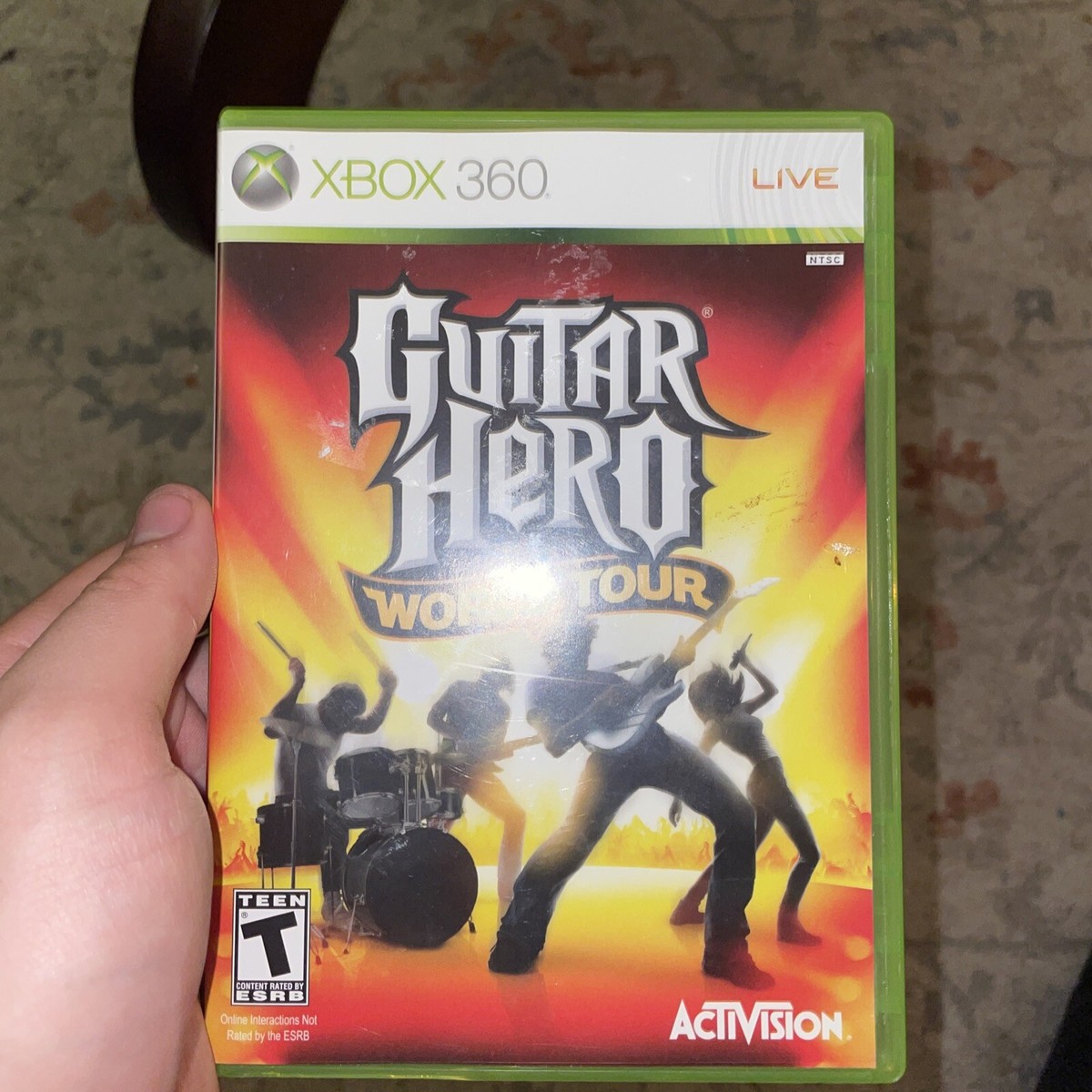 Guitar hero Aerosmith Xbox 360 original (leia a descrição) | Shopee Brasil
