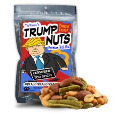 Trump Nuts - Funny Food Gift - Gourmet Trail Mix - Spicy - Weird Political Gift