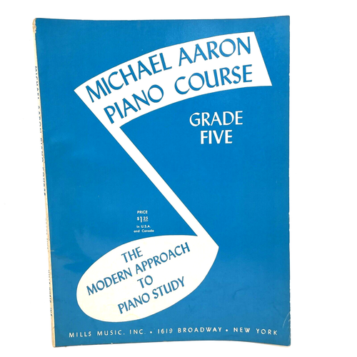 Michael Aaron Klavierkurs - Klasse 5 - Klavierstudium - 3 Stück (1952) Vintage - Bild 3 von 12