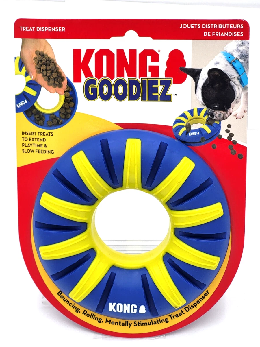 Kong Goodiez Medium Interactive Treat Dispensing Slow Feeder Dog Puzzle Toy 6