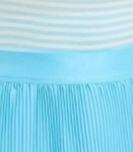 NWT~ All in Motion sz XL 14 Girls Woven Skort Pleated Stretch Blue Quick Dry H29 - Picture 3 of 3