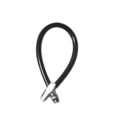 Reifenf&uuml;ller Ersatzschlauch 40 cm 1/4" AG. + Michelinstecker KFZ Druckluft Schl.