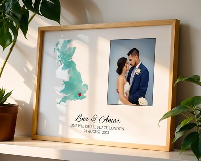 Personalised Map Print with Photo | Custom Travel Adventures Map Print