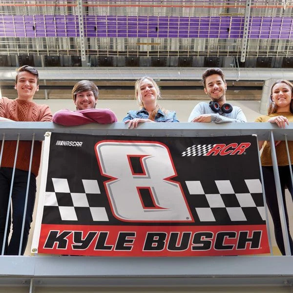 Kyle Busch RCR #8 Flag