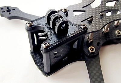 ImpulseRC Micro Apex GoPro / Whoop Mount Adjustable Base in TPU Drohne VTX FPV
