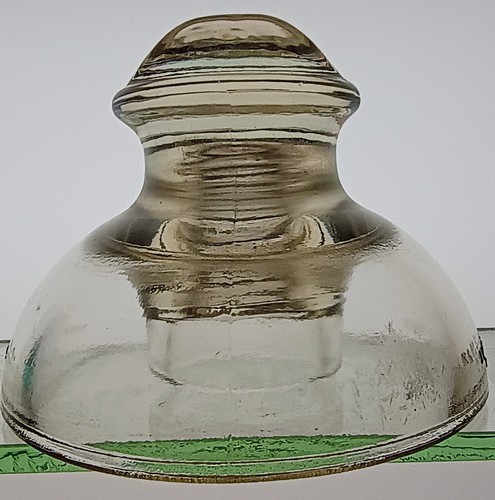 RAINBOW CARNIVAL TREATMENT CD 239 KIMBLE GLASS INSULATOR. - Picture 11 of 12