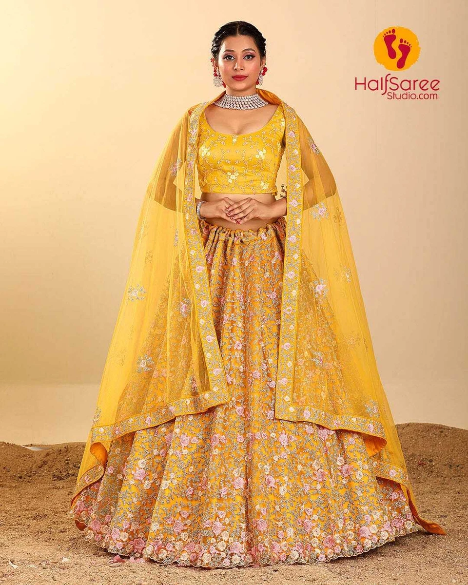 Party look with lehenga cheap