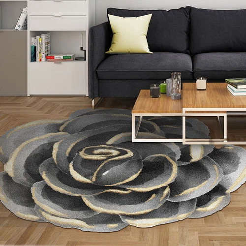 Modern Area Rug Round Carpet Bedroom Door Floor Anti-slip Entry Door Mat - Bild 24 von 38