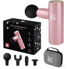 SkyMall Mini Muscle Massage Gun, Compact Electric Percussive Muscle Massager Gun