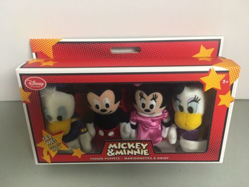 Disney Store Exklusives Fingerpuppen Set - Mickey, Minnie, Donald und Daisy - NEU - Bild 3 von 12
