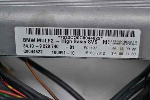 Cablaggio modulo SVS Bluetooth MULF2 High Base BMW Serie 3 5 E60 E90 9229740 - Foto 5 di 6