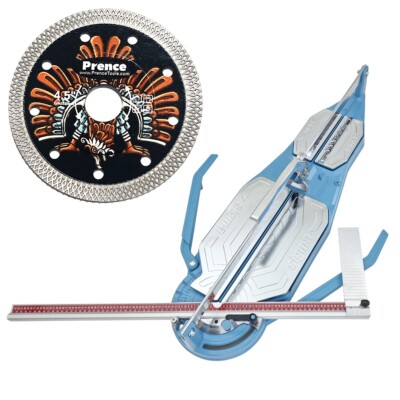 SIGMA 4DU - 40IN PULL TILE CUTTER + EAGLE 4.5'' DIAMOND MESH BLADE SHIPS FROM USA