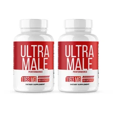(2 Pack) Ultra Male Capsules Mens Vitality Performance UltraMale (120 Capsules)