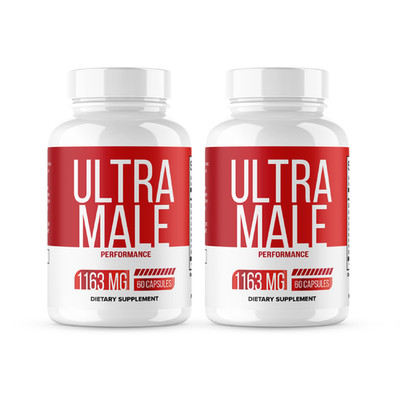 (2 Pack) Ultra Male Capsules Mens Vitality Performance UltraMale (120 Capsules)