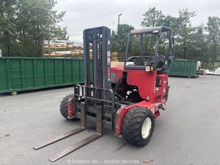 2014 Moffett M8 55.3 5 500 lbs Rough Terrain Forklift Lift Truck Mounted bidadoo
