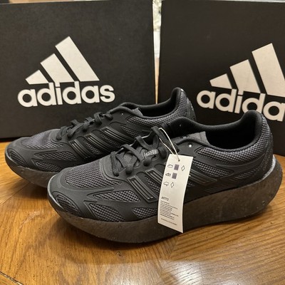 Adidas Adizero Aruku Carbon Triple Black Lace Up Athletic Shoes