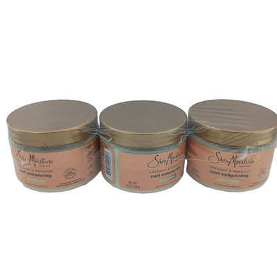 Lot of 3  SHEA MOISTURE Coconut Hibiscus Curl Enhancing Smoothie 12 Oz each