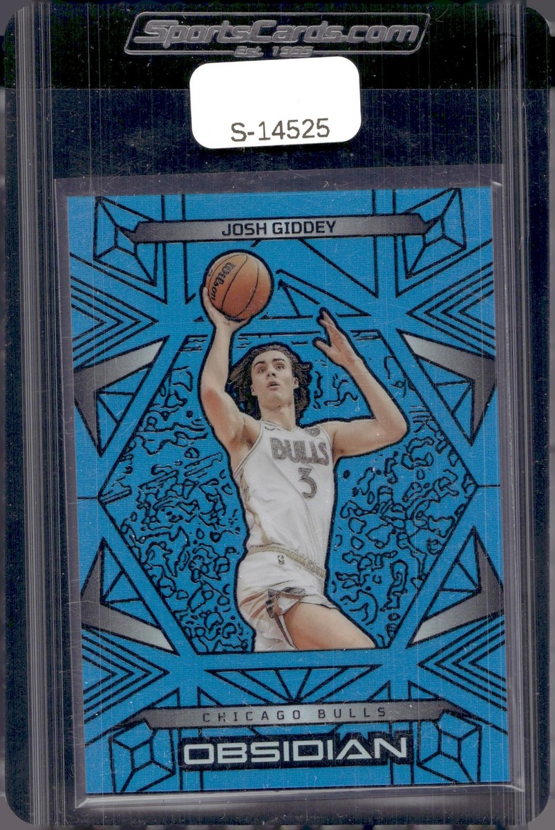 2024-25 Panini Obsidian #29 Josh Giddey Electric Etch Blue Flood