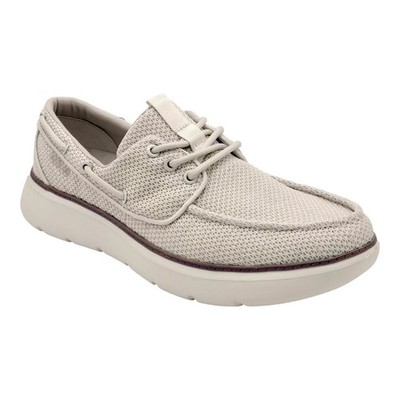 DELO Go Green Men's Comfort Boat Shoes Beige Size 10