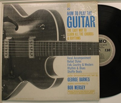 George Barnes, Bob Mersey Lp How To Play Guitar On Mmo - Vg++ (In Shrink!)