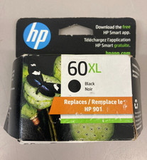 Genuine OEM HP 60XL Black Ink Cartridge CC641WN  - EXP 02/2025