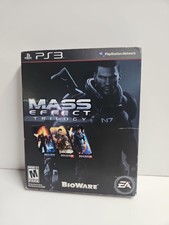 Mass Effect Trilogy Sony PlayStation 3 PS3 3 Discs No Manual 