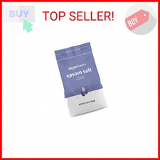 Amazon Basics Epsom Salt Soaking Aid, Lavender Scented, Relax  Relief, Resealab