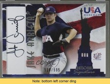 2007 USA Baseball National Signature Black Ink /595 Jake Arrieta Auto READ 0af