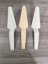 Vintage Tupperware Cake Pie Server Knife Cutter Slicer Spatula 1228 Lot Of 3