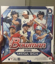 2026 BOWMAN BASEBALL MEGA BOX (42 Cards) w/Chrome MLB Brand New SHIPS ASAP QTY