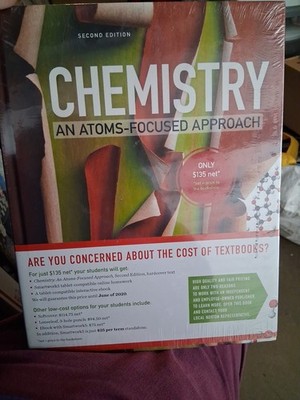 Chemistry: An Atoms-Focused Approach Hardcover 2017