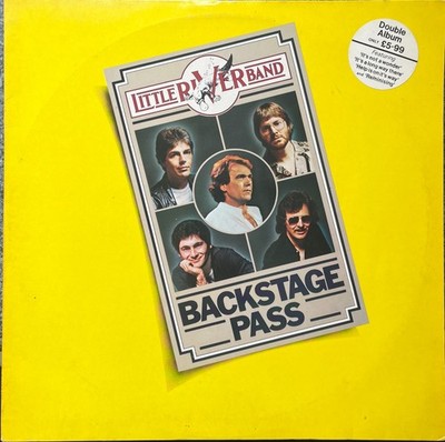 Little River Band Backstage Pass 1980 Uk Capitol Vinyl Double Lp ESTS 120612  Ex