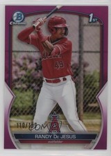 2023 Bowman Chrome Prospects Fuchsia Refractor /199 Randy De Jesus #BCP-19 0z4u