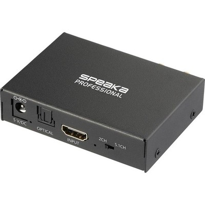 SpeaKa Professional SP-HDS-300 2 Port HDMI-Splitter Ultra HD-fähig, mit